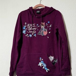 Studio Ghibli Kiki's Delivery Service embroidered Hoodie size small